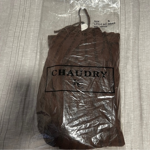 Chaudry KC NWT Cocoa sundress size SMALL - Picture 6 of 6